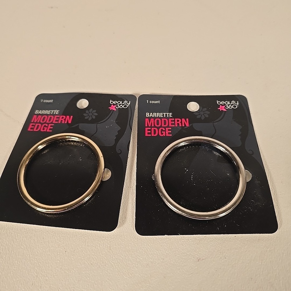 BEAUTY 360 BARRETTE Modern‎ Edge All Day Hold Quick & Easy Styling NEW Pack Of 2